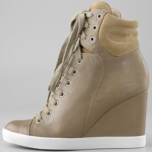 CLOSET CLOSE OUT!! See by Chloe Hi Top Wedge Sneakers